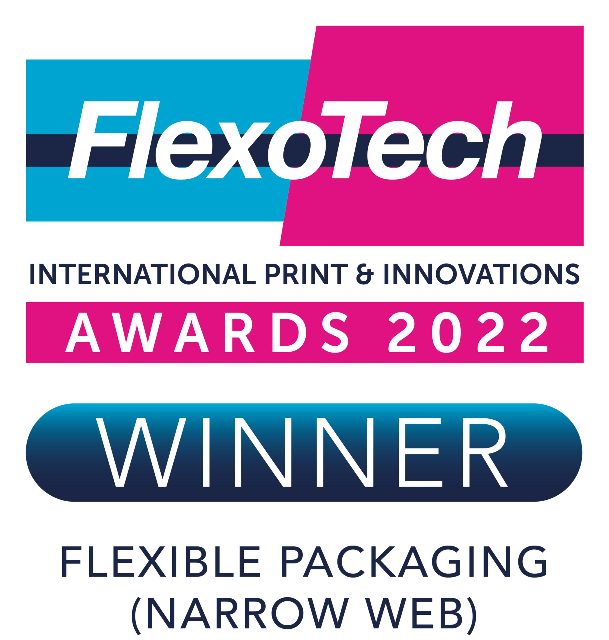 Flexotech 2022 Winner Best Print Flexible Packaging Narrow Web Berkshire Labels